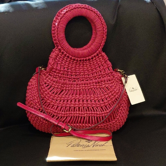 Patricia Nash Handbags - PATRICIA NASH PISTICCI ROSEWOOD SATCHEL